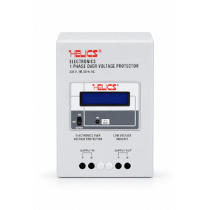 Home minimal-electronics 13 Helics Digital Over Voltage Protector with Display 1 Phase 230V Voltage Protection Device