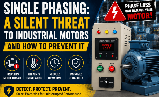 Single Phasing A Silent Threat to Industrial Motors and How to Prevent It